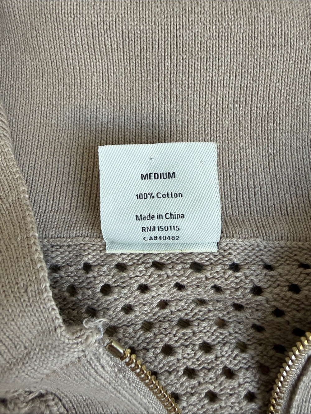 Varley Lily Open Stitch Polo Sweater - Picture 5 of 6